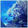 Bluish fresh Aquarium