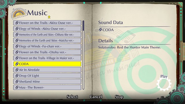 Fuga: Melodies of Steel 3 - Solatorobo: Red the Hunter Sound Pack screenshot 1