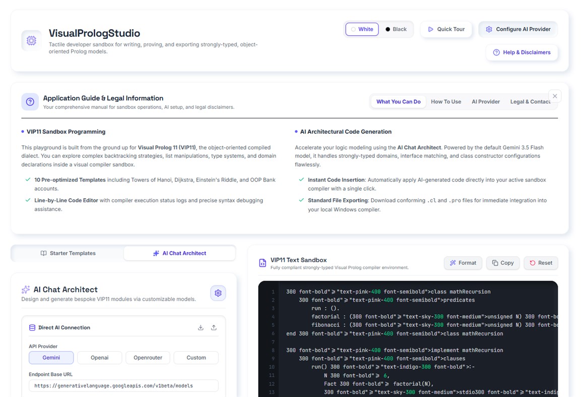 #5. VisualPrologStudio (Windows) Ved: Peltagsoftware