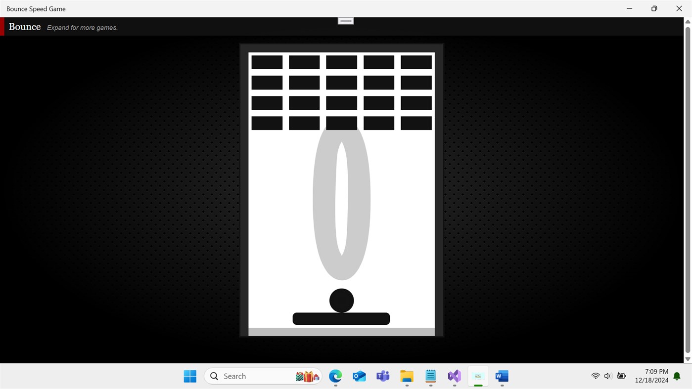 #3. Bounce Speed Game (Windows) 由: redparrot