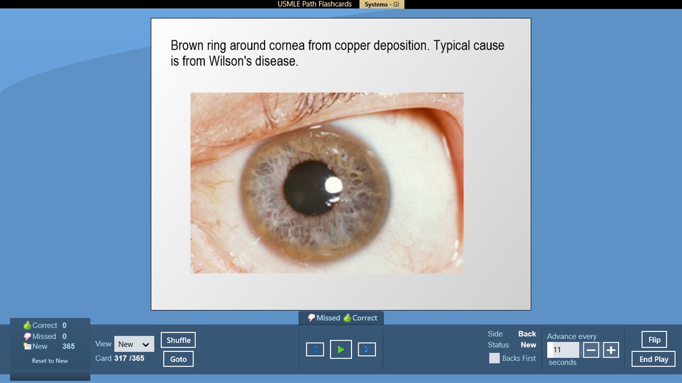 #5. USMLE Step 1 Pathology Flashcards (Windows) Por: Virtual Flashcards