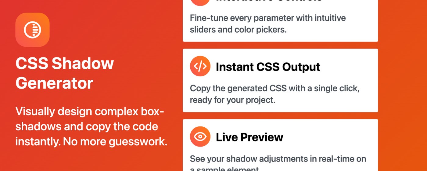 CSS Shadow Generator