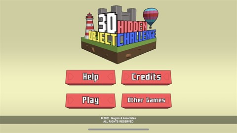 3D Hidden Object Challenge