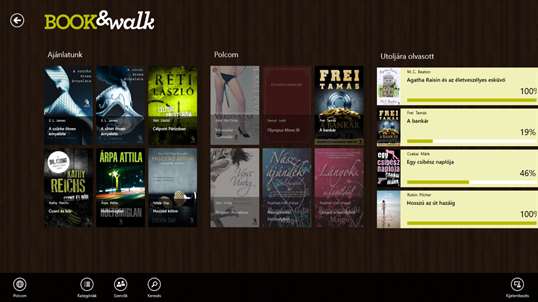 Book and Walk e-könyv olvasó screenshot 1
