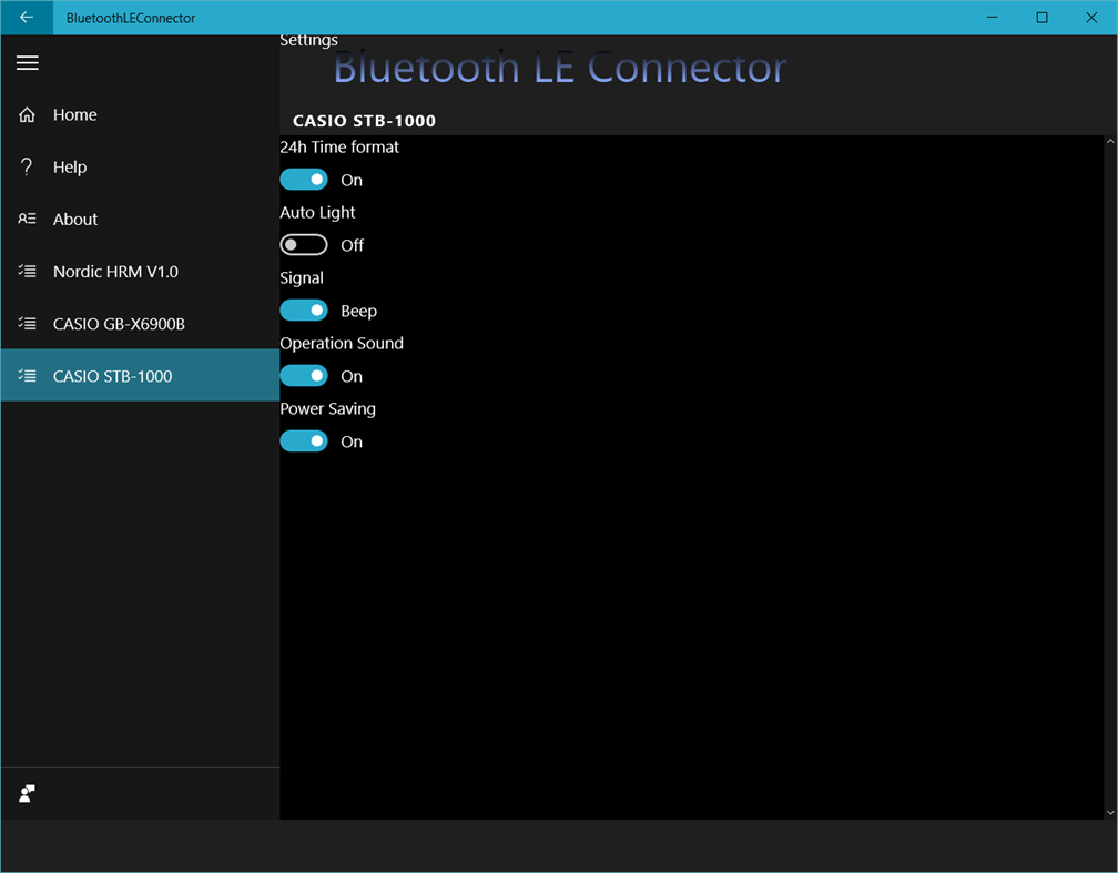 #7. Bluetooth LE Connector (Windows) Podle: Efimov S.V.