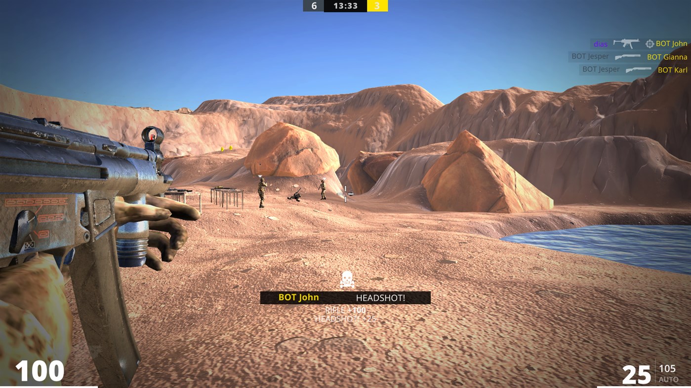 #4. Shoot'em All (Windows) Podle: zyon studios