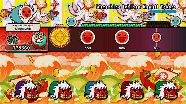 Taiko no Tatsujin: Rhythm Festival - KAWAII Pop Idol Pack screenshot 1