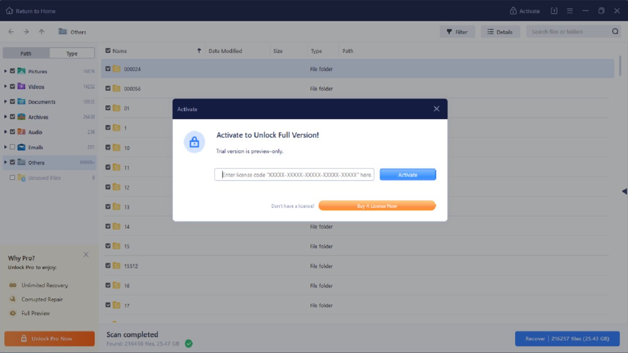 Snapshot 4 of Data Recovery Tool