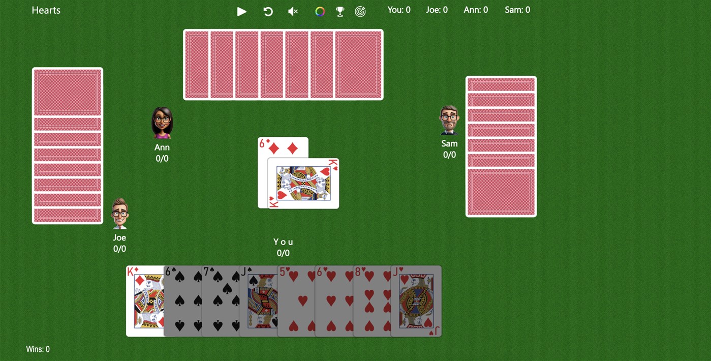 #4. Hearts Solitaireeе (Windows) 由: Solitairen