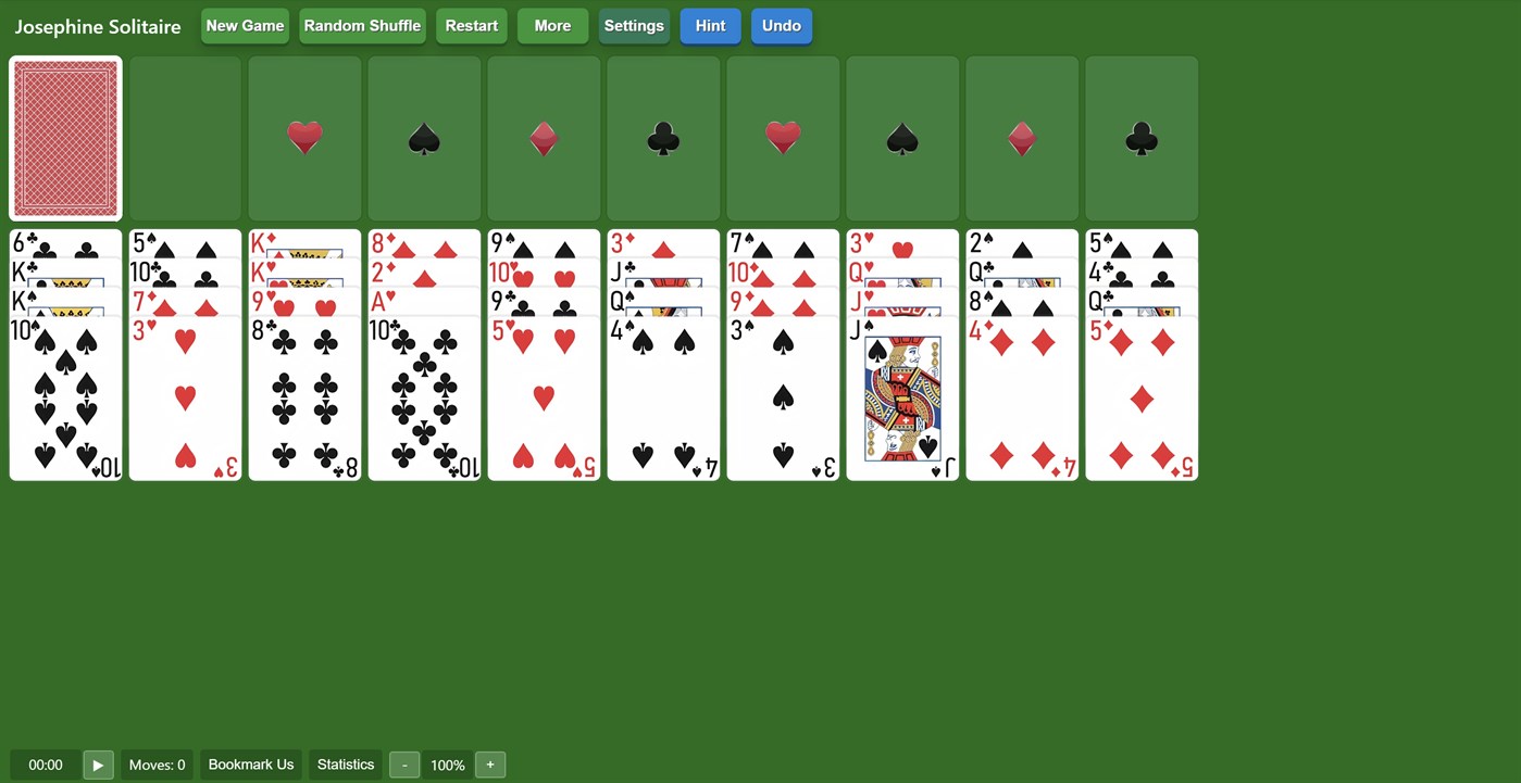 #1. Josephine Solitaire Solitairex (Windows) 由: Solitairen