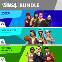The Sims™ 4 Bundle - Vita in Città, Vampiri, Vintage Glamour Stuff