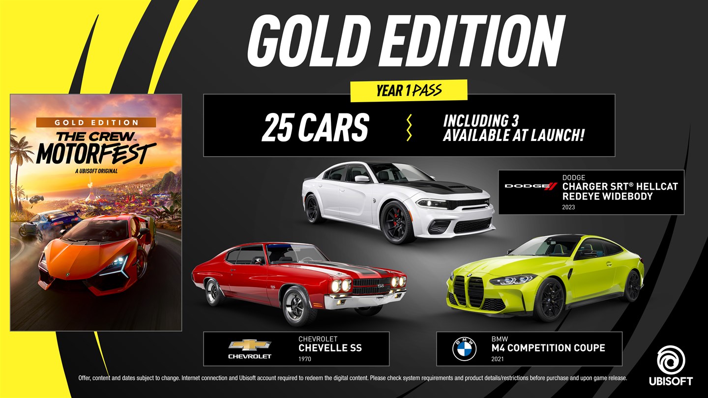 The Crew Motorfest Gold Edition on PS5 PS4 — price history, screenshots,  discounts • USA