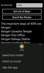 Bangalore Buses screenshot 3