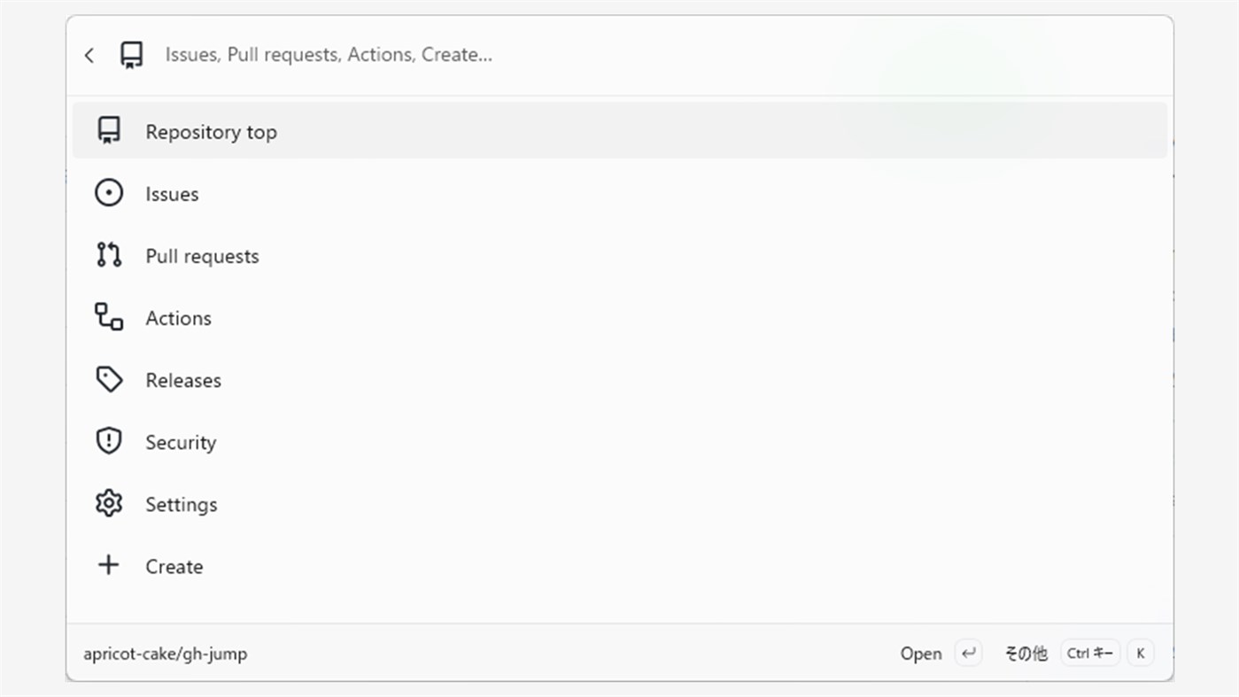 #2. gh jump (Windows) Af: apricot-cake