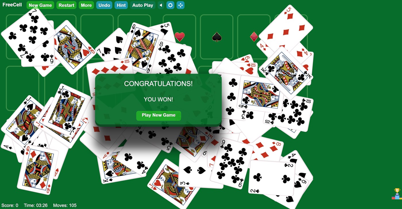 #3. Freecell Solitairen Game (Windows) 由: Solitairen