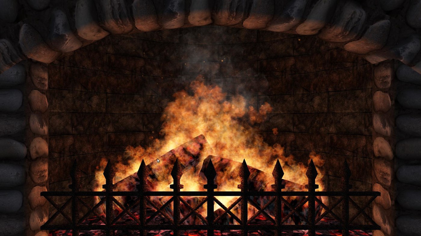 #1. Realistic Fireplace (Windows) 由: Gelios Software