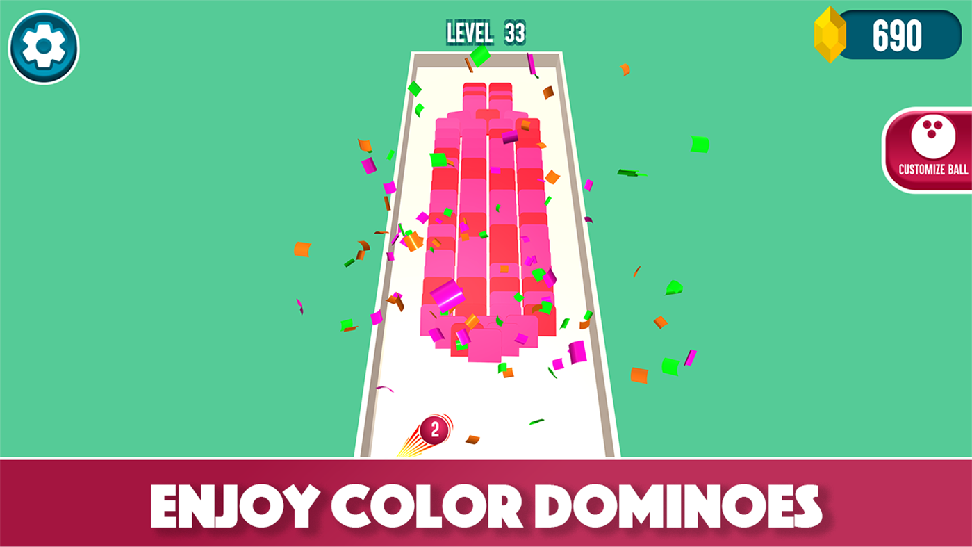 #3. Domino Game - Roll and Topple (Windows) 由: Margala Games