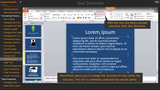 Explore PowerPoint screenshot 6