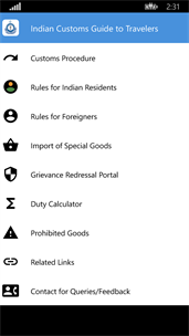 Indian Customs Traveller Guide screenshot 1