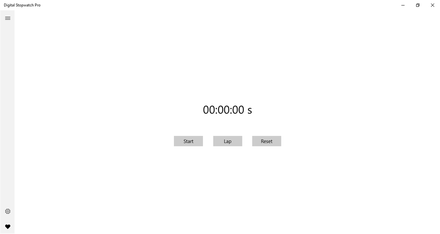 #1. Digital Stopwatch Pro (Windows) Av: AKM