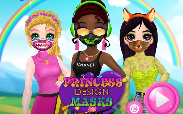 Princess Design Masks Game