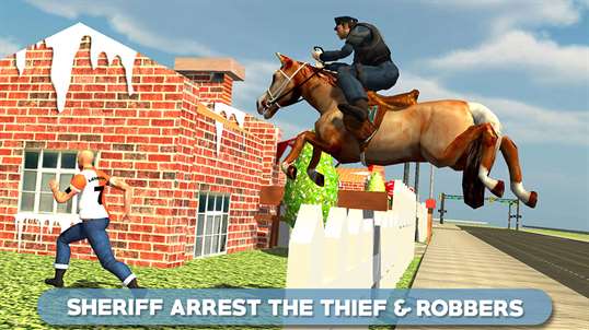 Police Horse Chase 3D - Arrest Crime Town Robbers screenshot 3