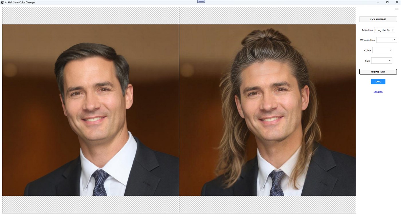 AI Hair Style & Color Changer screenshot 1