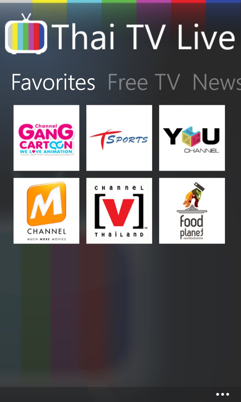 Thai TV Live for Windows 10 Mobile