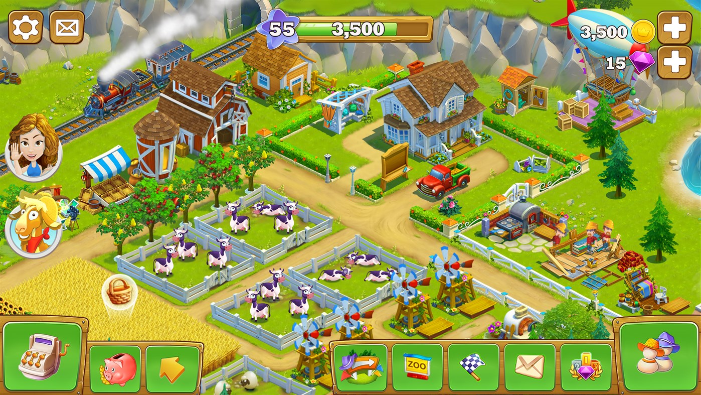 #5. Golden Farm (Windows) Door: ПлейМи8