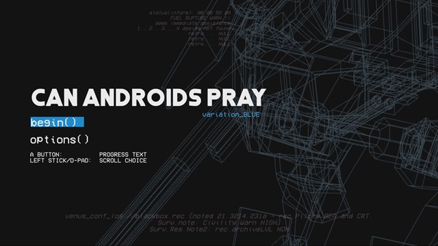 CAN ANDROIDS PRAY: BLUE screenshot 1
