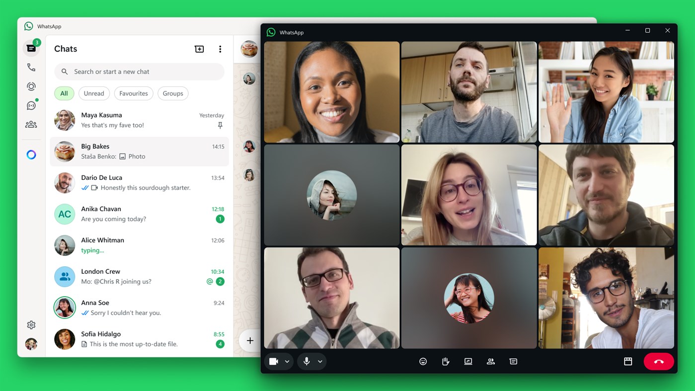 #1. WhatsApp Beta (Windows) di: WhatsApp Inc.