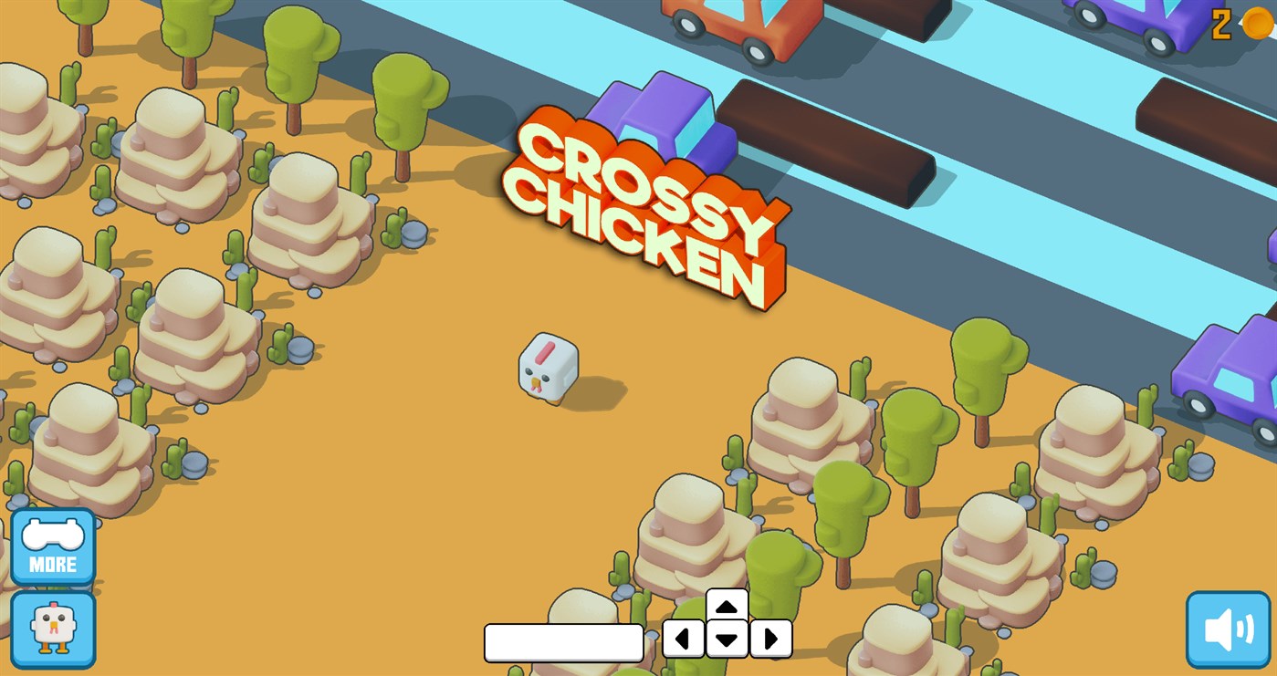 #1. Crossy Chicken FREE (Windows) Podle: Melaine, 1981