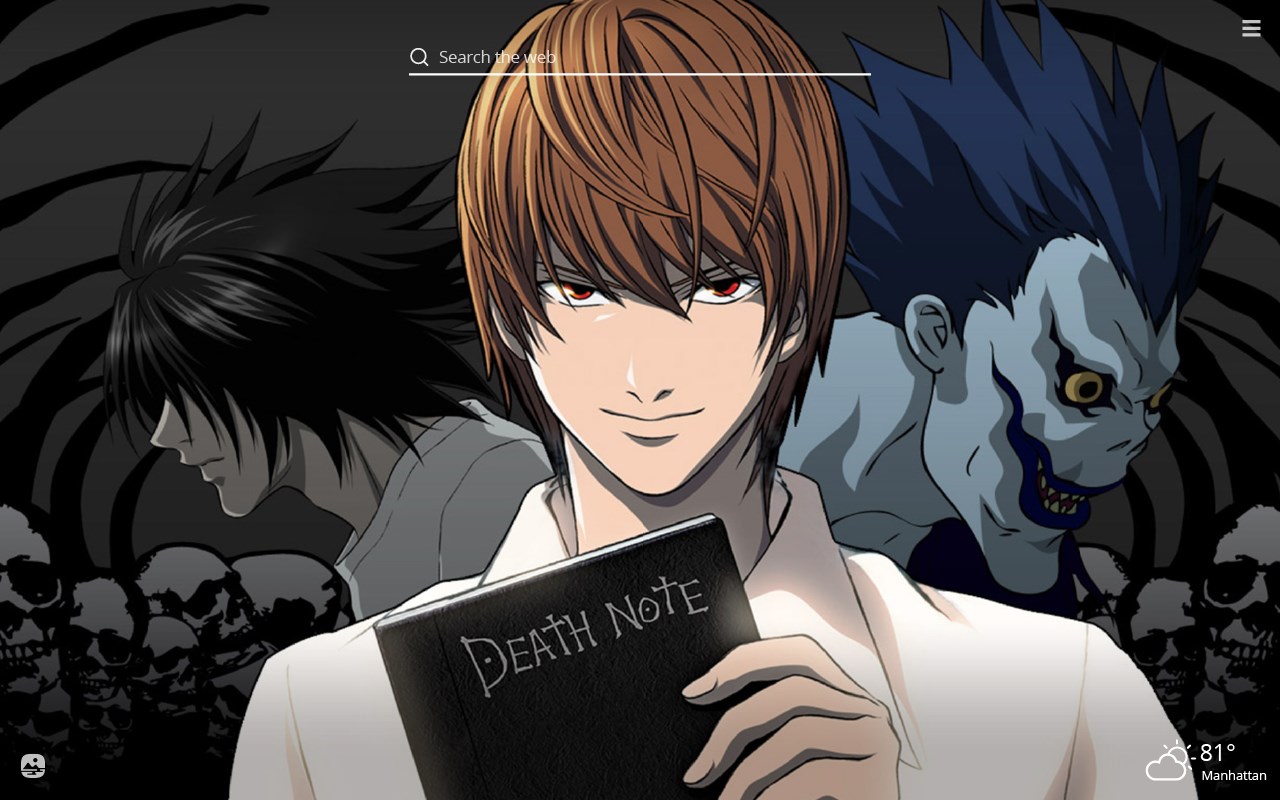 Death Note Hd Wallpaper New Tab Theme Microsoft Edge Addons
