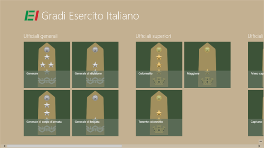 Gradi Esercito Italiano screenshot 1