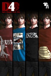 Conjunto de Crimson Dragon para D4: Dark Dreams Don't Die