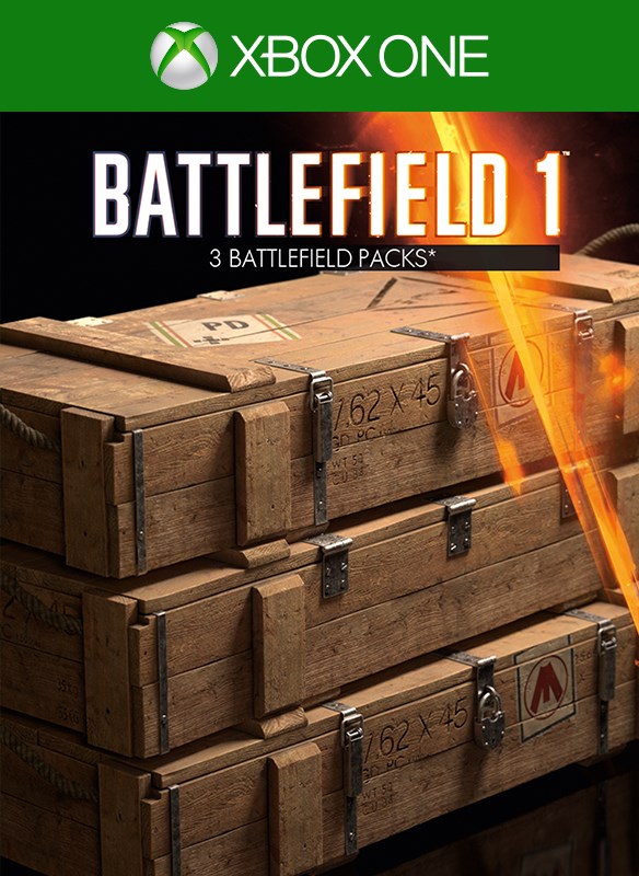 x3 Pacotes de batalha do Battlefield™ 1