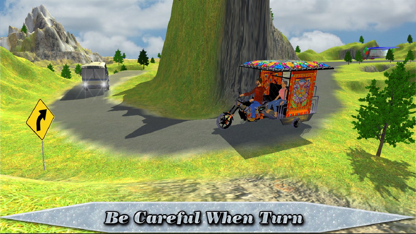 #4. Real Tuk Tuk Rickshaw Driver 2017 : Chingchi Rickshaw Game (Windows) 由: Big Bytes Games