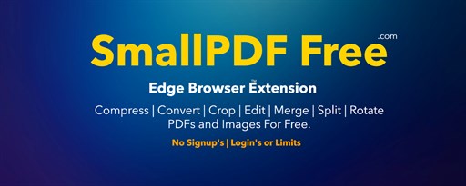 SmallPDF Free Edge Extension marquee promo image