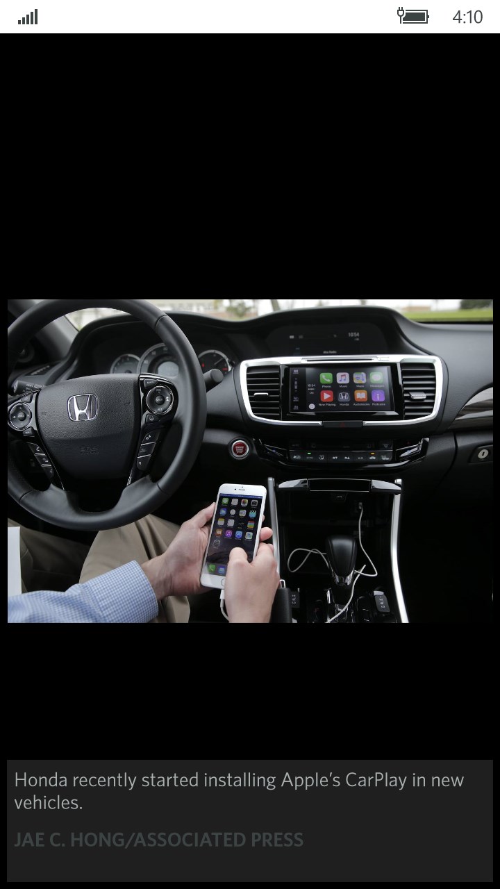 Screenshot: View of an image within an article