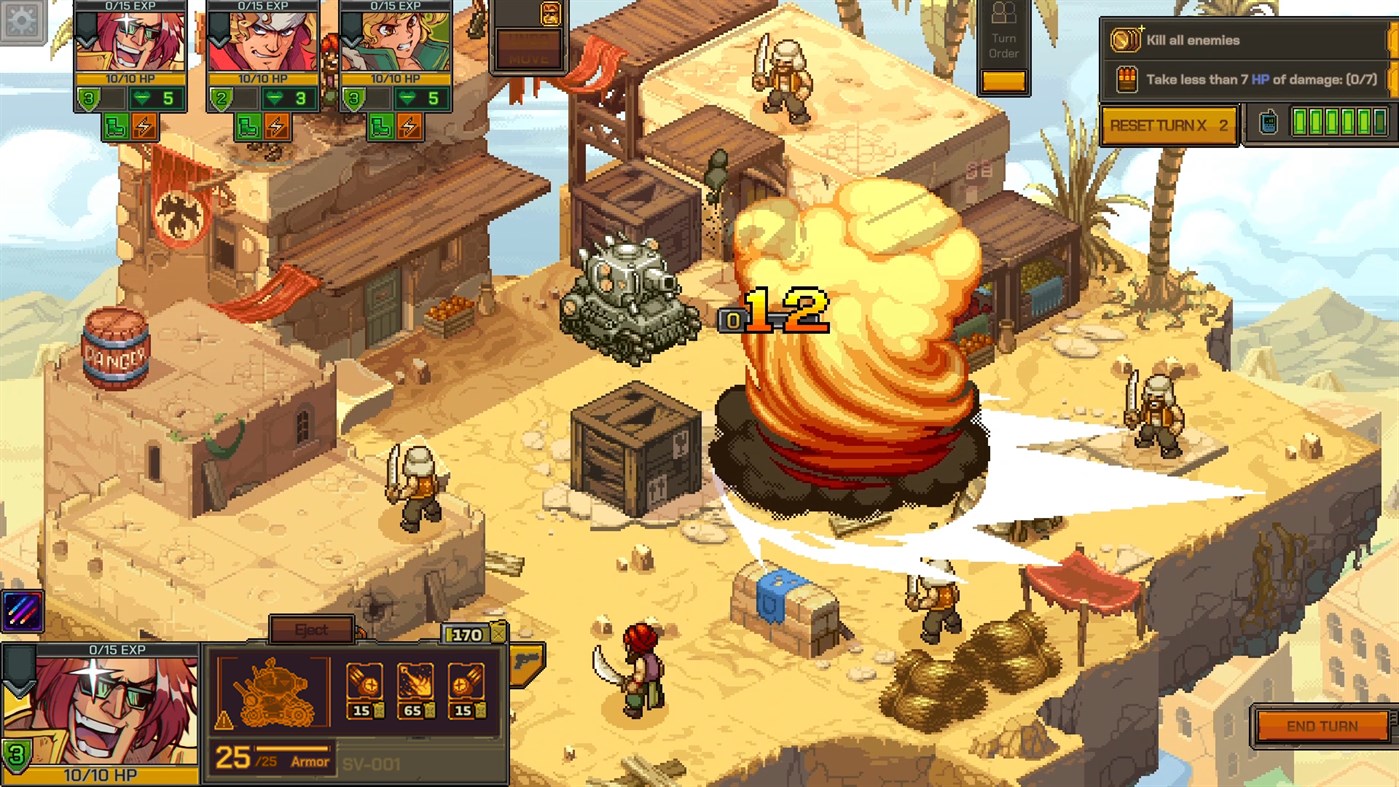 #1. Metal Slug Tactics (Windows) By: Dotemu