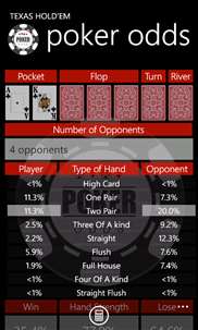 Poker Odds screenshot 6