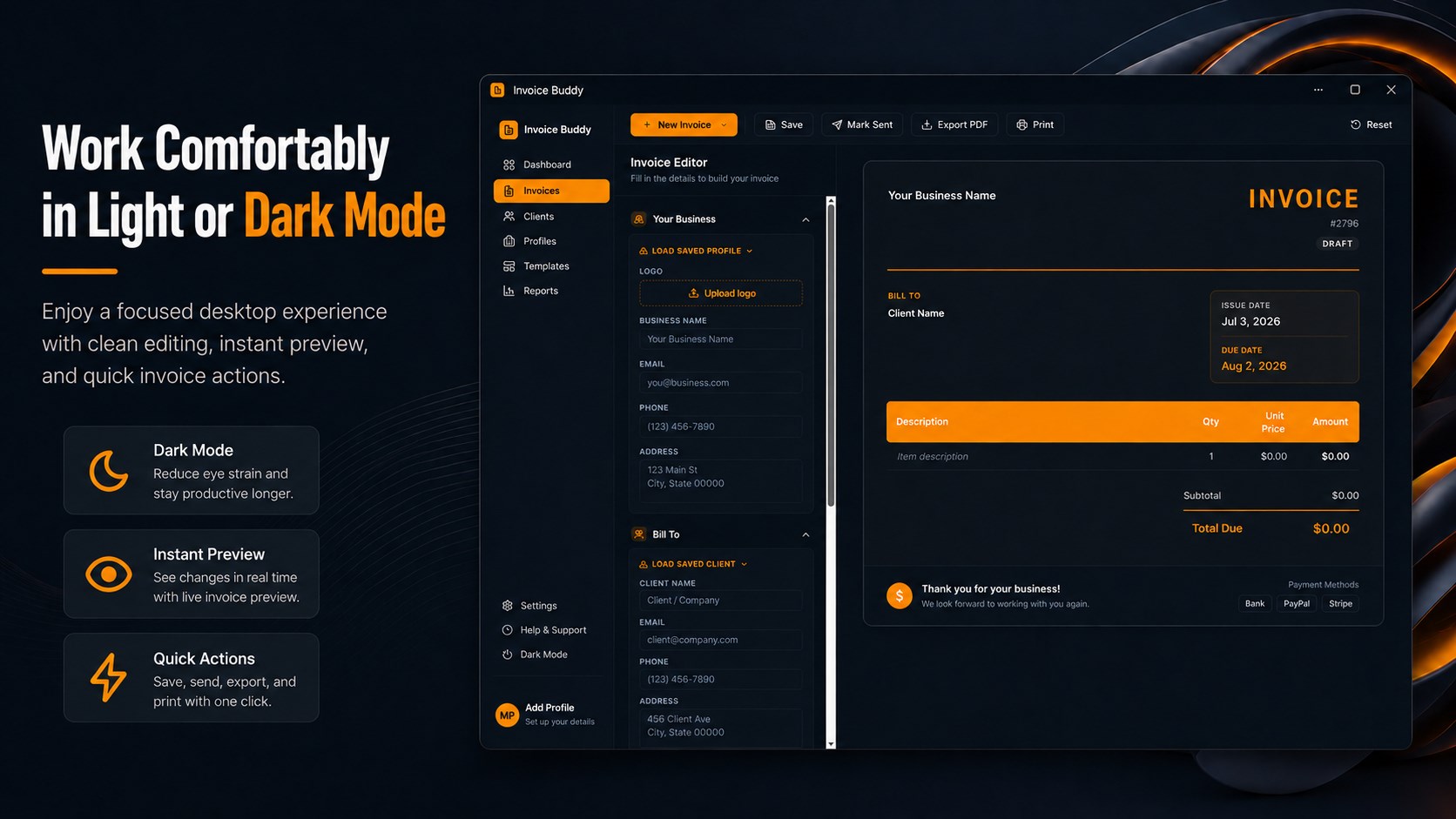 Invoice Buddy – Simple Invoice Maker screenshot