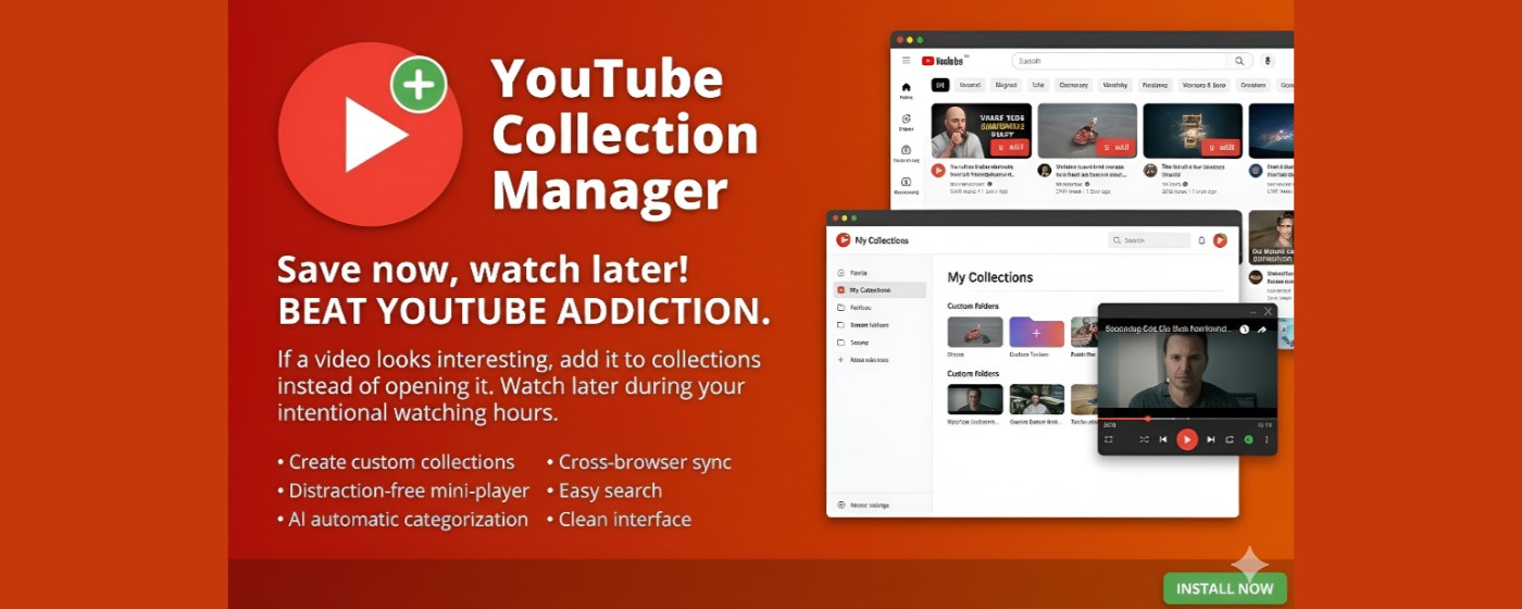 YouTube Collections Manager