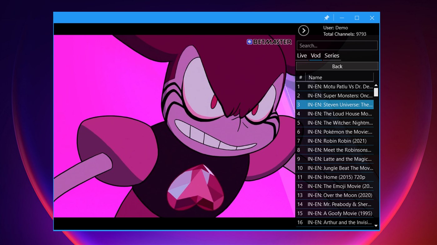 #8. IPTV Player Pro: Epg, Favorite, Recorder (Windows) By: Discover_App