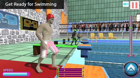 Freestyle Swimming Race 3D screenshot 2