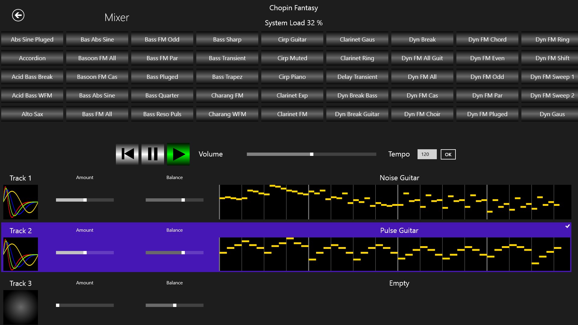 Waveform Synthesizer for Windows 10