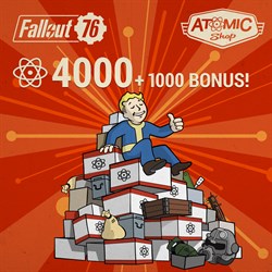Fallout 76: 4000 (+1000 Bonus) Atoms