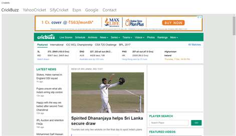 Cricket Live Scores App Screenshots 2