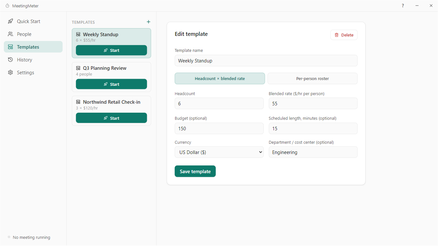 #4. MeetingMeter (Windows) By: Illusanato
