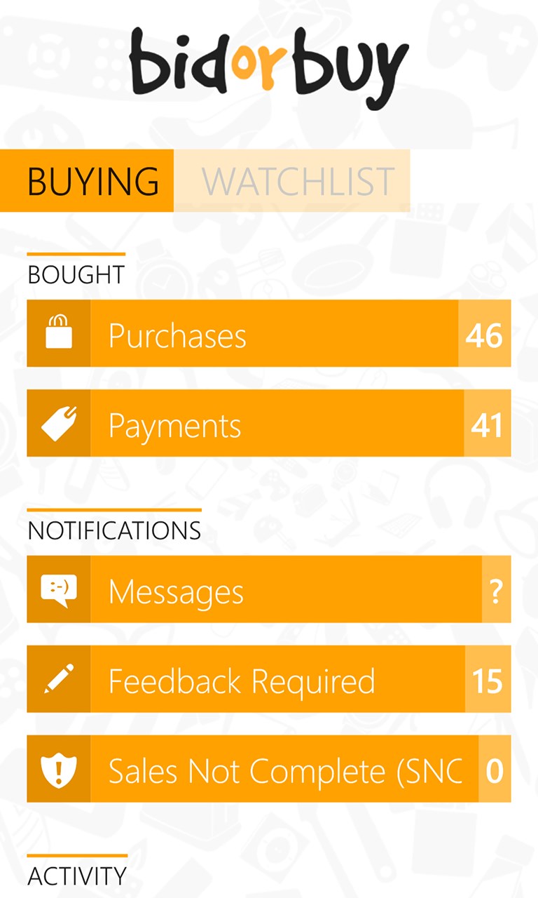 bidorbuy online shopping for Windows 10 Mobile